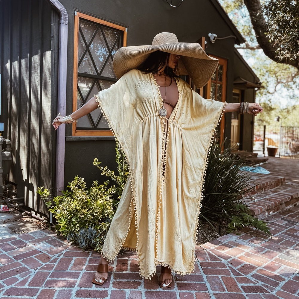 Festival Boho Bohemian Handmade Hand Dyed Kimono